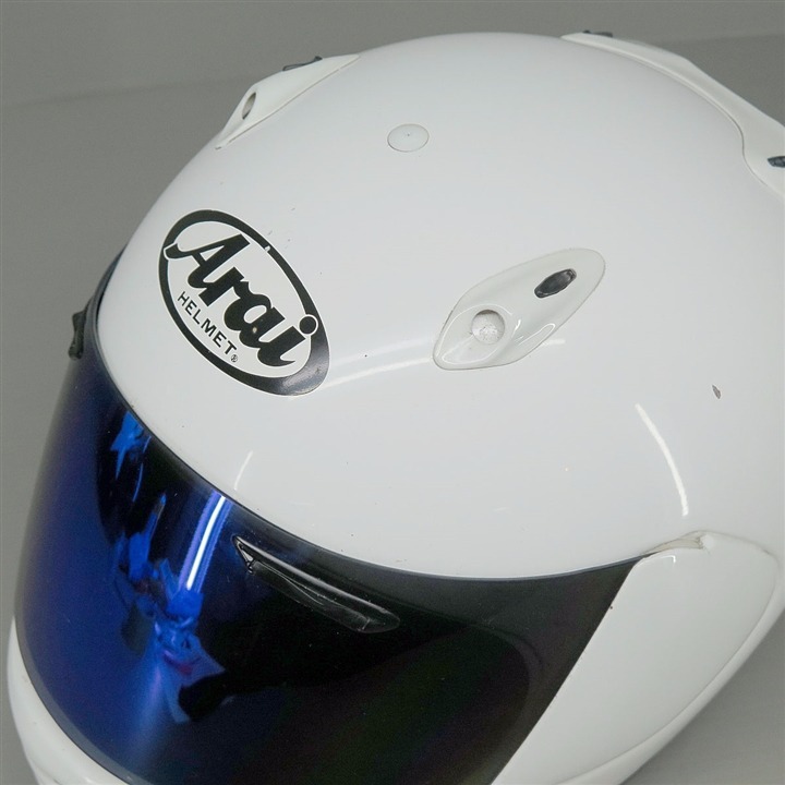 Arai RAPIDE-L フルフェイスヘルメット 59-60cm Lサイズ 白 ラバー剥がれ
