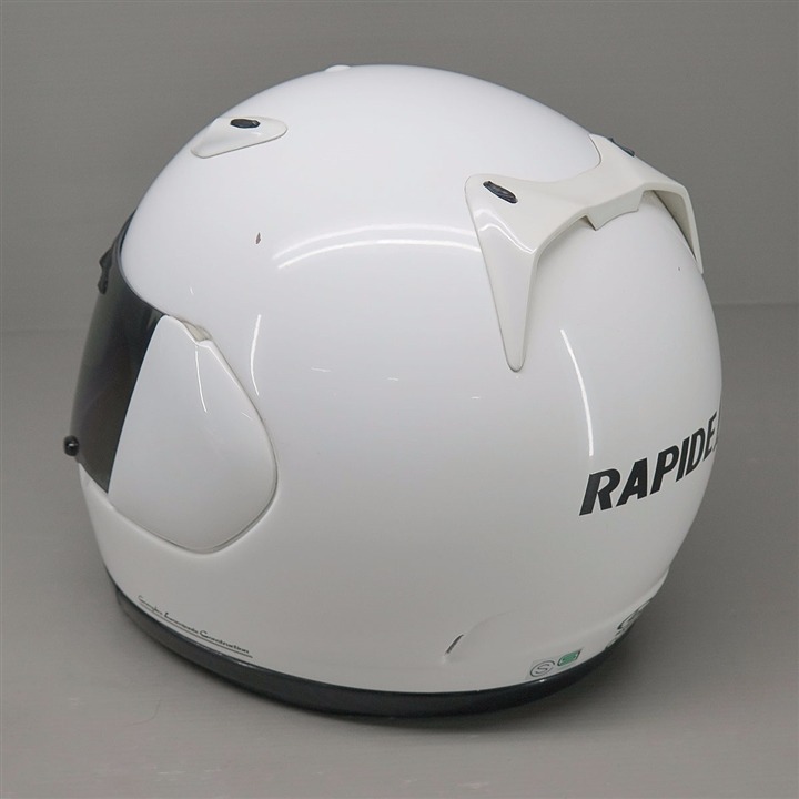 Arai RAPIDE-L フルフェイスヘルメット 59-60cm Lサイズ 白 ラバー剥がれ