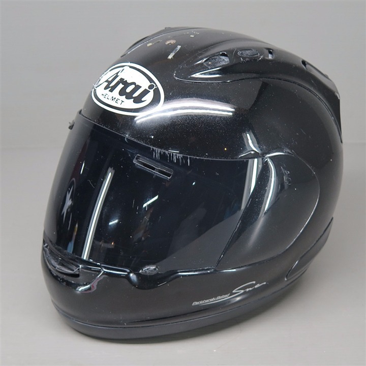 Arai RX-7RR5 フルフェイスヘルメット 57-58cm Mサイズ 黒 ジャンク 部品取り