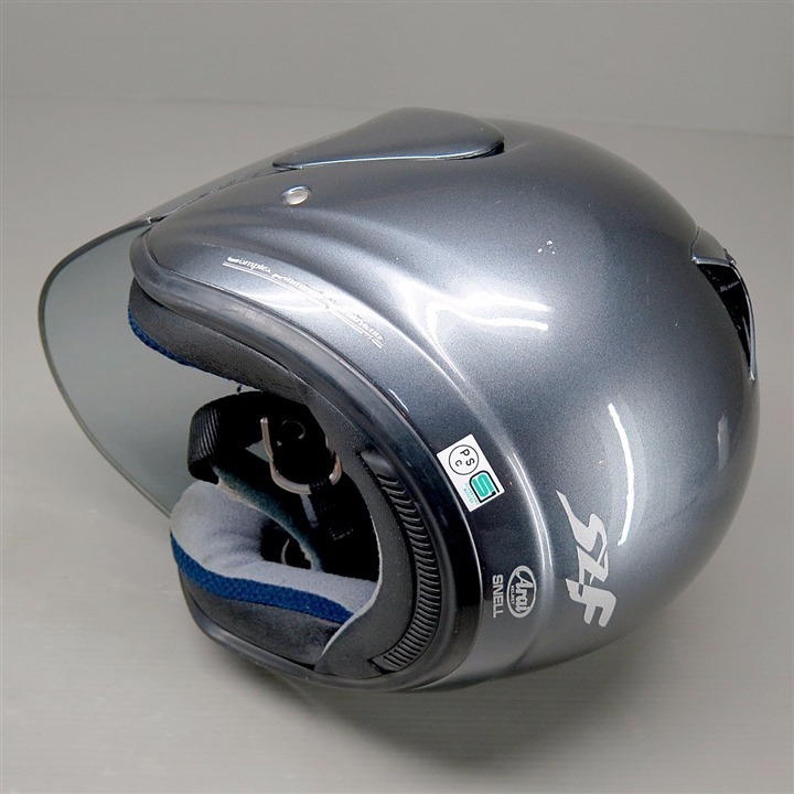 Arai SZ-F ジェットヘルメット 59-60cm Lサイズ ガンメタ 傷あり