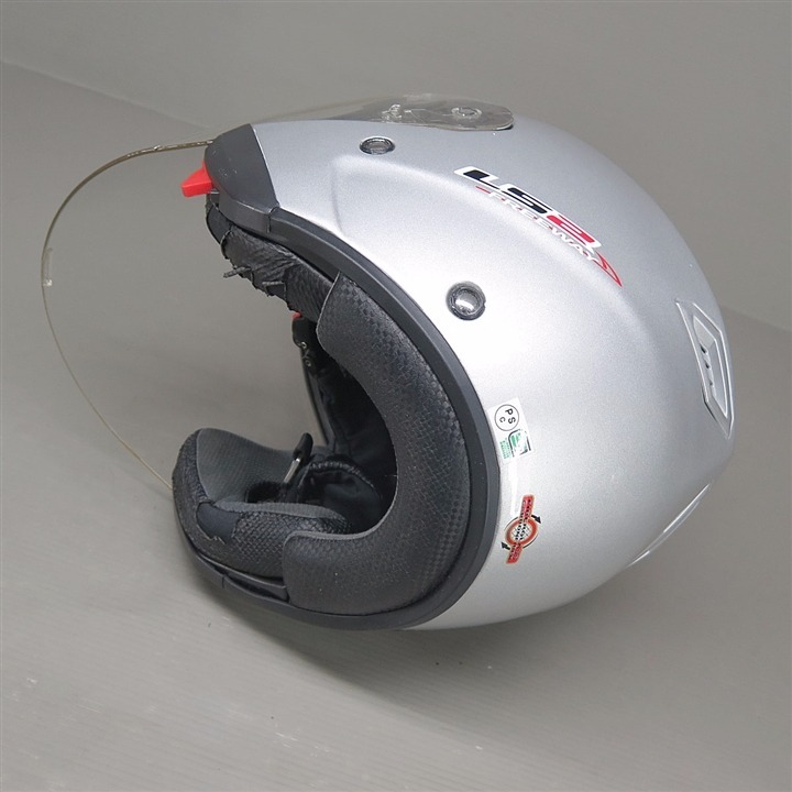 LS2 FREEWAY ジェットヘルメット  XLサイズ シルバー