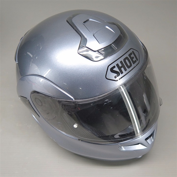 SHOEI MULTITEC フリップアップ フルフェイスヘルメット Lサイズ ガンメタ 内装要交換