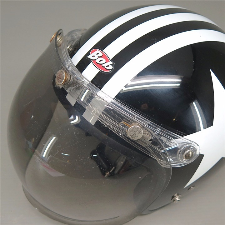 OGK Bob ジェットヘルメット XLサイズ 黒／星