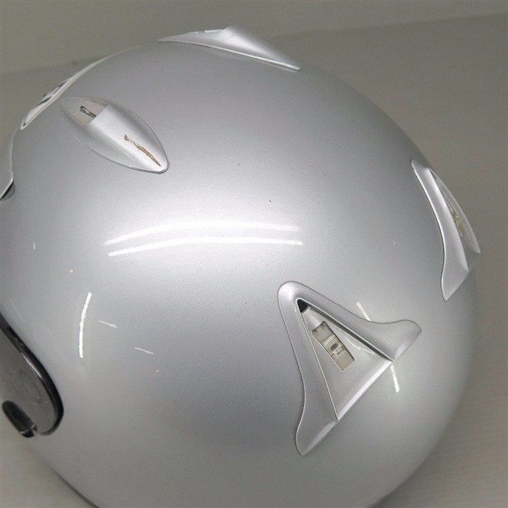 SHOEI X-8R hi フルフェイスヘルメット Lサイズ シルバー 傷あり