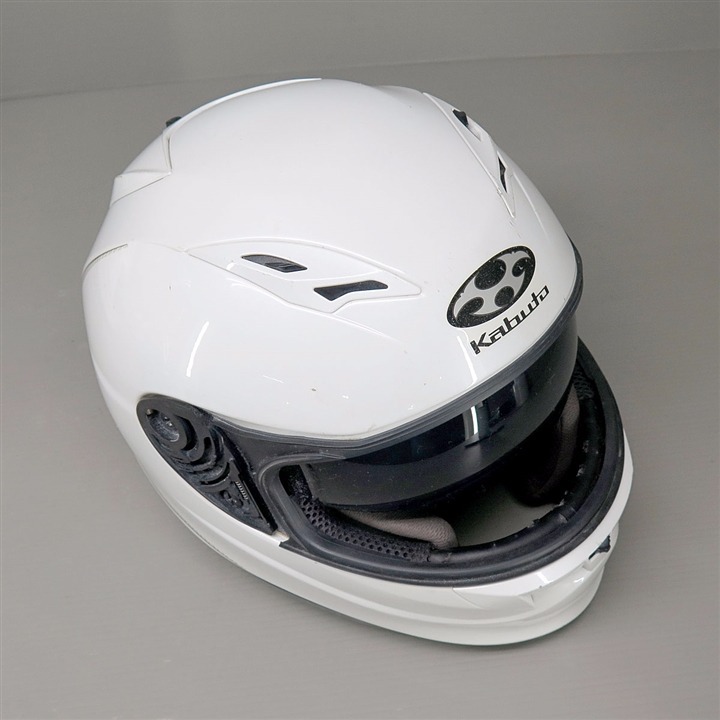 OGK Kabuto KAMUI フルフェイスヘルメット XLサイズ 白 シールドなし