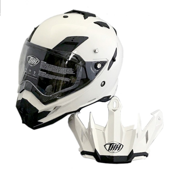 THH TX-27 オフロードヘルメット パールホワイト M | ブンブン!マーケット