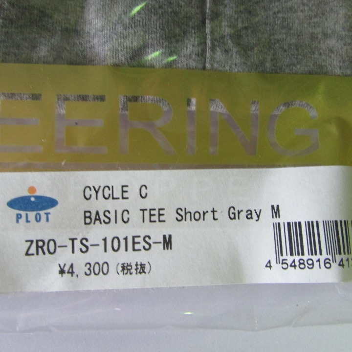 サイクルカルチャー　CYCLE C BASIC TEE Short  GRAY  Mサイズ