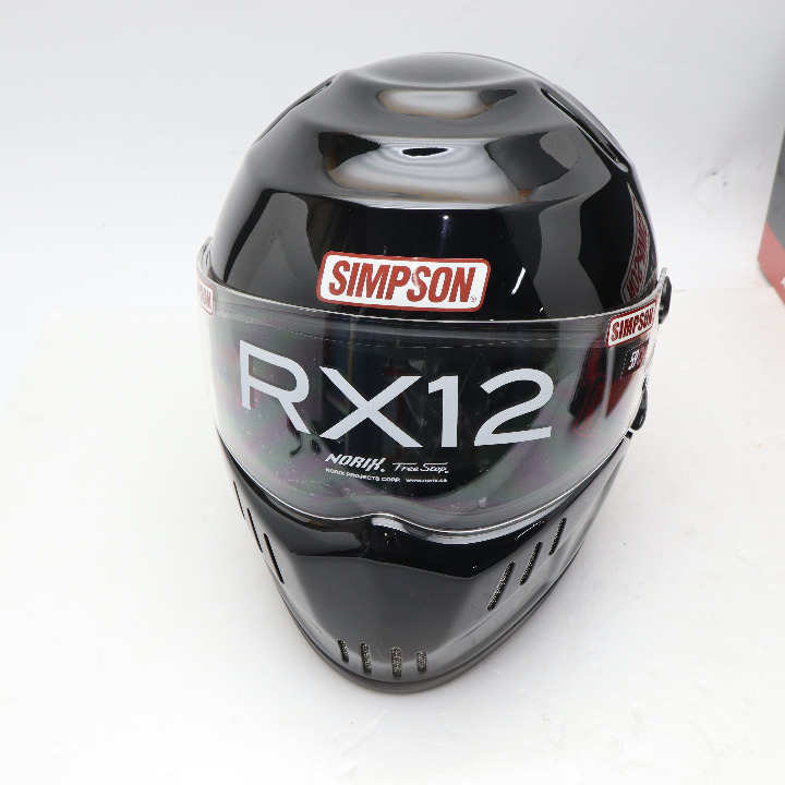 茶ミ　SIMPSON SPEEDWAY RX12  ブラック　サイズ 59