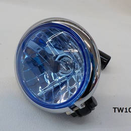 TW★☆タイワン製　高品質　ベーツタイプ　ヘッドライト　ブラック×ブルー（25）